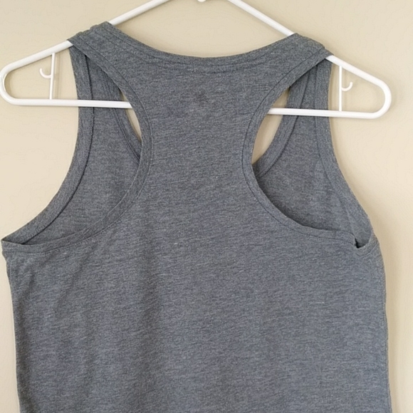 Tek Gear DryTek Racerback Heathered Tank Top M Gray - Picture 8 of 13